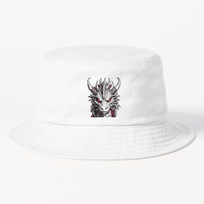 Black White And Blood Red Dragon Bucket Hat - Game Of Thrones Shop