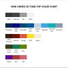 tank top color chart - Game Of Thrones Shop