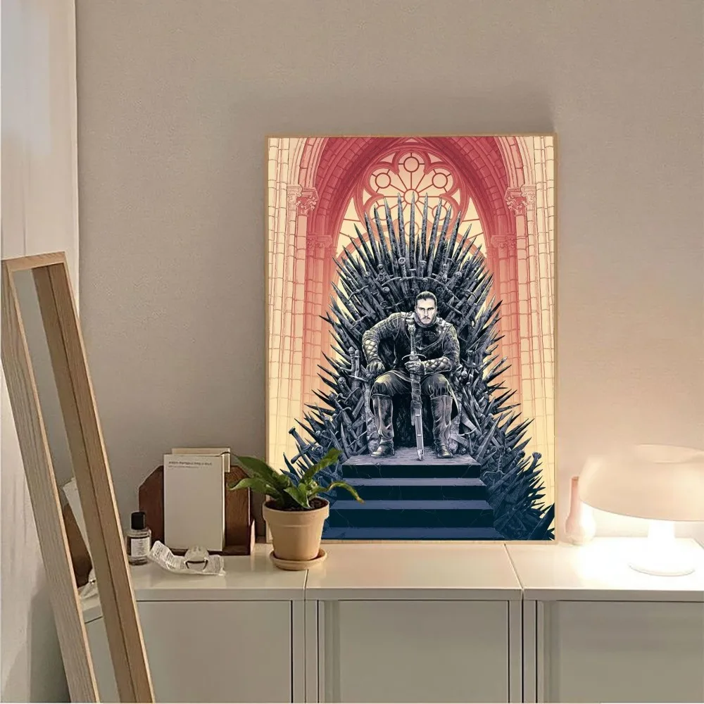 A Thrones Dragon Poster No Framed Poster Kraft Club Bar Paper Vintage Poster Wall Art Painting 1 - Game Of Thrones Shop