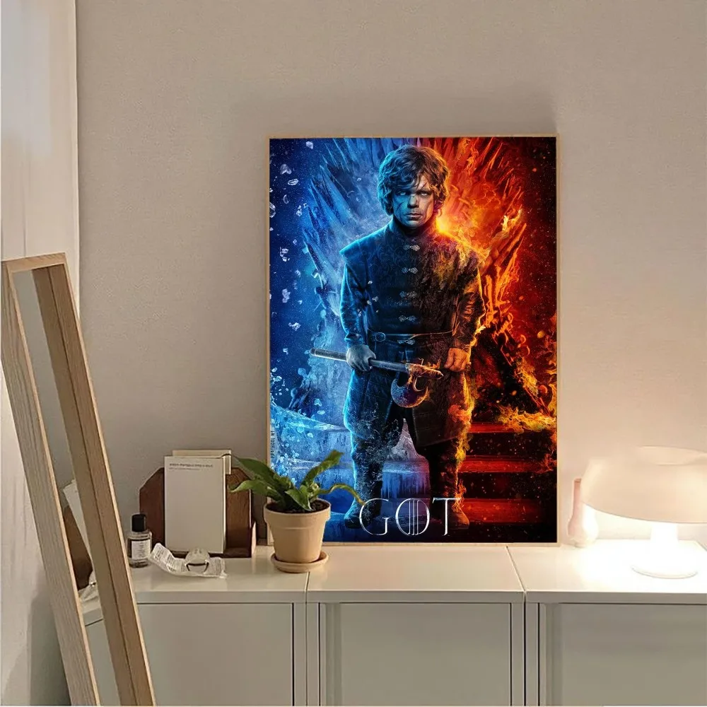 A Thrones Dragon Poster No Framed Poster Kraft Club Bar Paper Vintage Poster Wall Art Painting 9 - Game Of Thrones Shop