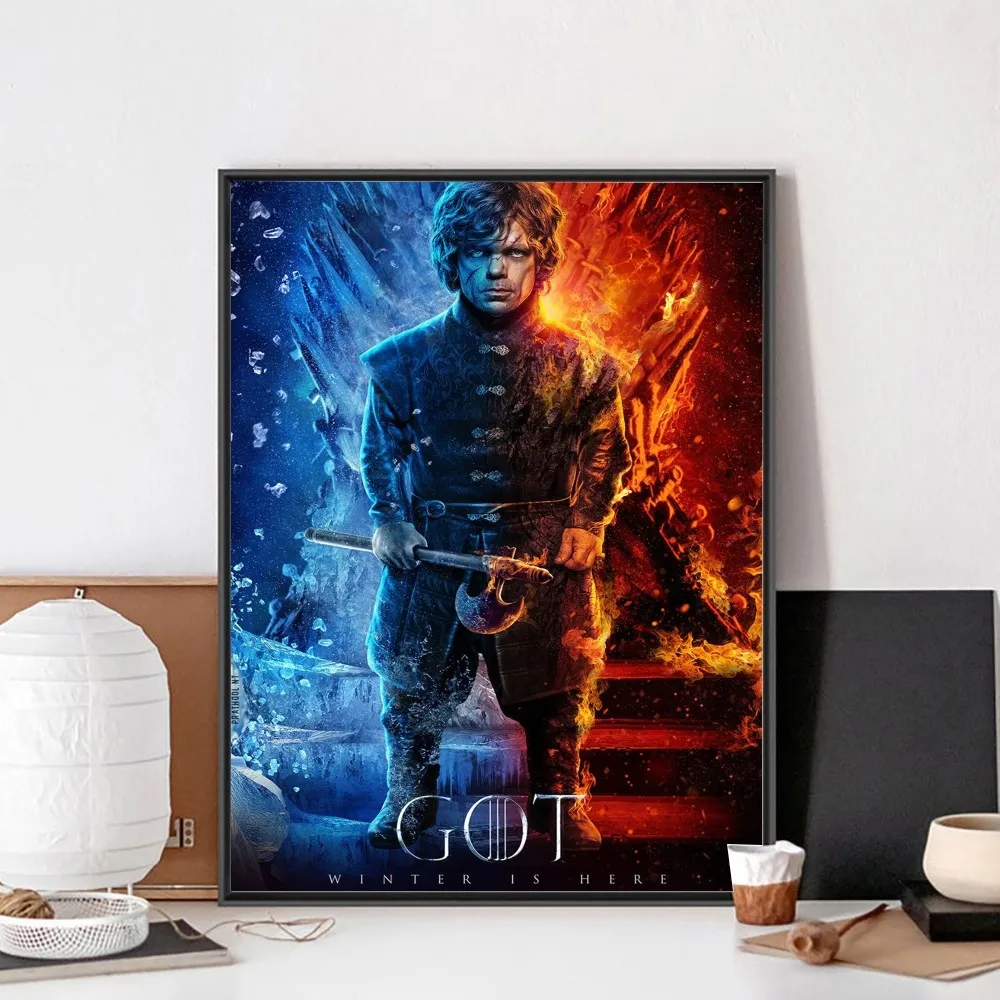 G Game Of Thrones Dragon Poster No Framed Poster Kraft Club Bar Paper Vintage Poster Wall 10 - Game Of Thrones Shop