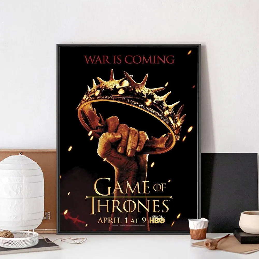 G Game Of Thrones Dragon Poster No Framed Poster Kraft Club Bar Paper Vintage Poster Wall 2 - Game Of Thrones Shop