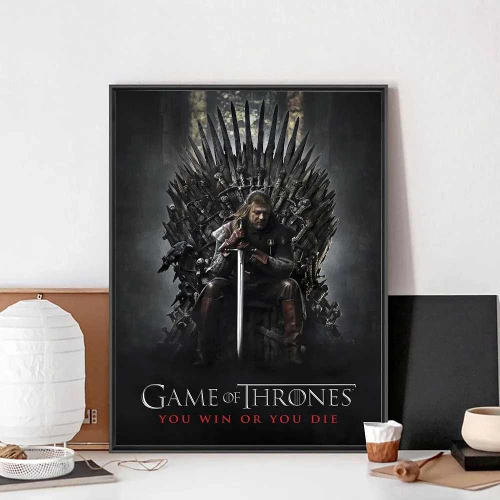 G Game Of Thrones Dragon Poster No Framed Poster Kraft Club Bar Paper Vintage Poster Wall 7 - Game Of Thrones Shop