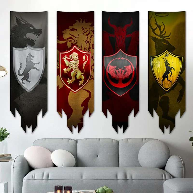 Game of Thrones Flags And Banner Home Decor A Song of Ice and Fire Party Bar - Game Of Thrones Shop